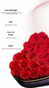 2025yearsD151 Roses immortelles conservées Fleurs éternelles Saint Valentin pour toujours Forme de coeur Boxbest personnalisé Qualité - Product Image 5