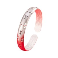 Bracelet pour femme PFT, style ethnique français ancien, dragon et phénix, en bambou, laiton électroplaqué, or véritable