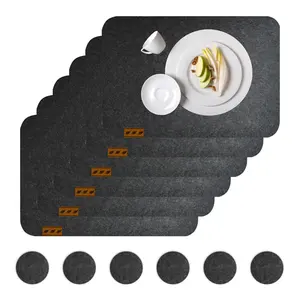 Wholesale Dining Room felt Placemat Modern Placemat set Placement For Wedding