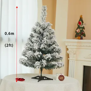 Sevenlots 미니 40cm 60cm 조명 플라스틱 LED 조명이있는 크리스마스 트리