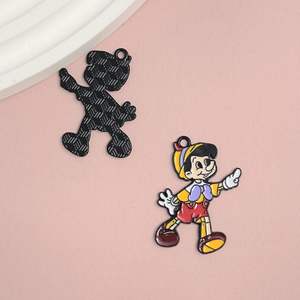 Chaîne de téléphone portable DIY faite à la main en gros, pendentif bracelet, accessoires en alliage de dessin animé mignon <span class=keywords><strong>Pinocchio</strong></span> pour hommes, femmes et enfants - Product Image 5