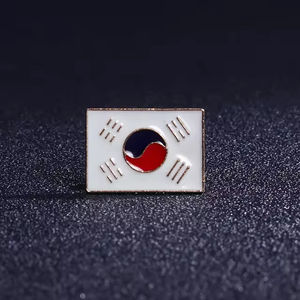 Broche personnalisée en métal émaillé, drapeau de l'Inde, emblème national, drapeau mondial, États-<span class=keywords><strong>Unis</strong></span>, Allemagne, <span class=keywords><strong>Canada</strong></span>, pays, pour badge - Product Image 2