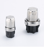 Pieds de meubles cylindriques réglables en acier inoxydable argenté robuste, installation facile pour tables de salle à manger d'hôtel