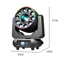 Projecteur LED RVBW Pleine Couleur 10*20W avec Zoom, Effet Bee-Eye, Beam et Wash, Tête Mobile avec Effet Halo RGB pour Événements, Concerts et Scènes