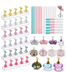 Nouvelles tendances support de travail d'affichage de pointe d'<span class=keywords><strong>ongle</strong></span> magnétique 5 pièces/ensemble presse sur le porte-outil de pratique d'art d'<span class=keywords><strong>ongle</strong></span> fournitures d'<span class=keywords><strong>ongle</strong></span> magnétique - Product Image 3