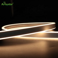 Personalizable especial de doble cara que emite arriba y abajo de la luz LED de neón flexible 16*12mm 24V doble fila LED tira de luz de neón