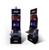 Machine de jeu d'adresse commerciale en métal, équipement d'arcade à monnayeur avec garantie d'un an, langues espagnole et anglaise pour zone de jeux