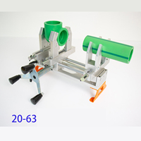 Nouvelle machine à souder par emboîtement PPR/PPH/PVDF 20-63 mm avec 3 pinces, soudeuse plastique