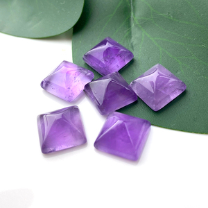 Bán buôn Chất lượng cao tùy chỉnh cắt tím thạch anh tím Cabochon đá quý đường tự nhiên tháp lỏng đá quý tùy chỉnh kích thước hình dạng - Product Image 4