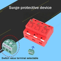 Parafoudre AC/DC LeiHao personnalisé avec logo SPD T1 T2 CE PV 100KA 50KA 275V 3P – Dispositif de protection contre les surtensions et la foudre