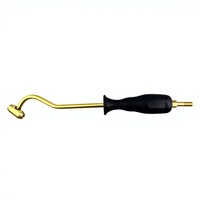 Air Chuck 30cm X 8mm Tire Inflation Rod Hand Tool with Polyester/Metallic/Cotton Materials for Vehicle Auto Repair