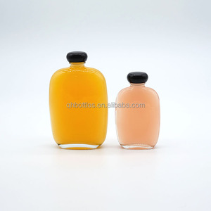 Charming Aesthetic Mushroom-Shaped Flat Liquor Bottle <strong>with</strong> Twist off Metal Cap for Home Cold Brewing <strong>Whiskey</strong> - Product Image 6