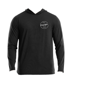 Lightweight Performance Long Sleeve <b>100</b>% <b>Polyester</b> Hooded T <b>Shirt</b> - Product Image 2