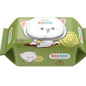 Toallitas Húmedas para Bebé KinKin OEM, 30 Piezas, Premium, No Tejidas, Alto Contenido de Rayón, Higiénicas, Esterilizadas, Sin Abrillantadores Ópticos, de Vietnam - Product Image 1