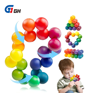 Imanes antiestrés para niños personalizados, huevos magnéticos de colores redondos, Material magnético seguro y ecológico, productos de bricolaje - Product Image 1