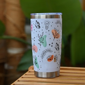 Gobelet isotherme <span class=keywords><strong>personnalisé</strong></span> de 20 oz et 30 oz à double paroi, en acier inoxydable, pour voyage, vente en gros - Product Image 4