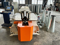Máquina de Laminación de Conos de 4 Rodillos CNC HOGI, Almacenamiento de Programas para Diferentes Tamaños de Conos, Producción por Lotes Fácil