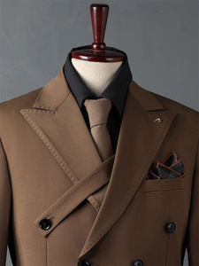 Completo da <span class=keywords><strong>Uomo</strong></span> Pronto da Indossare in Viscosa/Poliestere, 2 Pezzi, con Colletto a Revers, <span class=keywords><strong>Doppiopetto</strong></span>, Taglie Forti, per Business, con Pantaloni - Product Image 3