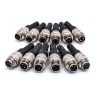 Connecteurs DIN circulaires M16 presse-étoupe étanche 2 3 4 5 6 7 8 12 14 16 19 broches
