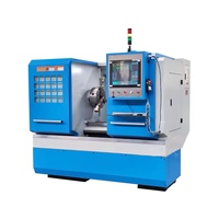Tour CNC horizontal spécial YH26 pour la réparation et la découpe de jantes en alliage d'aluminium