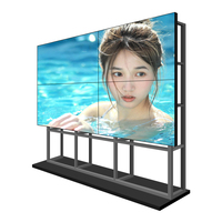 55 pouces HD 2x2 3x3 mur vidéo led signalisation numérique et affichage lecteurs publicitaires épissage écran LCD mur vidéo affichage