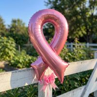 Ballons en feuille d'aluminium rose de 42 pouces pour la sensibilisation au cancer du sein, décoration de fête pour la Moisson de la Conscience du Cancer du Sein
