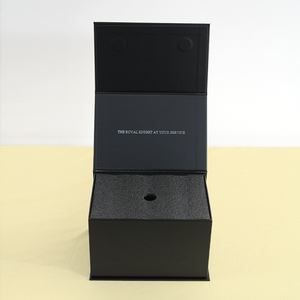 Custom Luxury Black Magnet Flap Clothing <b>Paper</b> Box Foldable Magnetic Closure Gift <b>Boxes</b> - Product Image 3