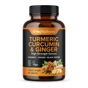 OEM <strong>Curcumin</strong> 95% Extract <strong>Tablets</strong> Raw <strong>Turmeric</strong> Root Powder Herbal Supplement Support Immune Function - Product Image 1