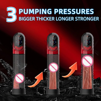 Elektrische Penispumpe APP-Steuerung Silikon Weiche Vakuum-Saugpumpe Männliche Verbesserung Erwachsenen-Sexspielzeug für Männer Einfach zu Reinigen Wiederverwendbar