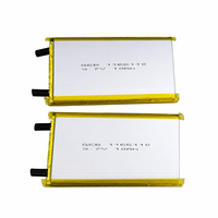 Baterai Li-Ion Isi Ulang 502060 3.7V 2500mAh 10000mAh dengan Konektor 2 Pin PH 2.0mm Pengganti untuk KBD67 Lite Key