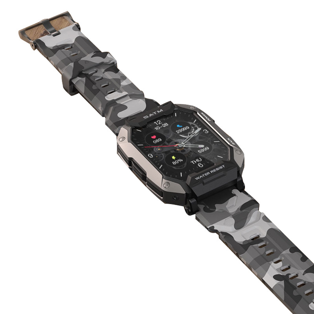 New Arrival C20 1.7inch Large Screen 8762D 128M ROM Blue Tooth 5.0 380mAh Smart Watch with 5TAM Waterproof