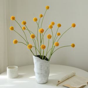 Fruta Artificial Bola Dorada Nicho Decoración <span class=keywords><strong>para</strong></span> el hogar Arreglo floral Decoración suave Rama única Flor Fotografía Prop - Product Image 3