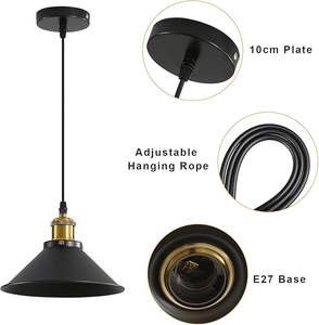 Lampes suspendues modernes simples <span class=keywords><strong>Luminaire</strong></span> <span class=keywords><strong>suspendu</strong></span> en fer Chambre à coucher Salle à manger Îlot de <span class=keywords><strong>cuisine</strong></span> Petite lampe suspendue Usage domestique - Product Image 4