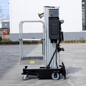 Elevador Portátil de una Sola Persona, Elevador Vertical de un Solo Mástil de Aleación de Aluminio, Elevador Eléctrico para una Persona - Product Image 4