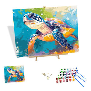 Kit <span class=keywords><strong>de</strong></span> <span class=keywords><strong>peinture</strong></span> par numéros personnalisé <span class=keywords><strong>Tortue</strong></span> <span class=keywords><strong>de</strong></span> <span class=keywords><strong>mer</strong></span> Animal <span class=keywords><strong>Peinture</strong></span> par numéros <span class=keywords><strong>Peinture</strong></span> à l'huile peinte à la main par numéro DIY Arts - Product Image 1