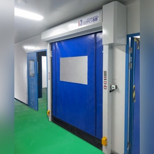 <span class=keywords><strong>Cremallera</strong></span> de riel rápido para <span class=keywords><strong>puerta</strong></span> de <span class=keywords><strong>cremallera</strong></span> de PVC deslizante de alta velocidad industrial para almacenes con superficie terminada de red de pantalla de fibra de vidrio - Product Image 1