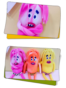 COWRIE Cartoon Sausage-shaped Stress-relieving Venting Toys Wholesale <b>Dolls</b> with Creative Funny Prank Features for Ages 5+ Gifts - Product Image 5