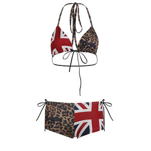 Conjunto de Bikini Sexy con Estampado de Leopardo y Parches para Mujer, Nuevo y en Oferta 2026, Tejido Transpirable, Venta al Por Mayor - Product Image 6