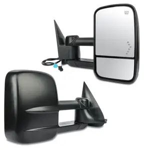 Low Price Door Mirrors Power Heated Light turn Signal car Rear view mirror For 07-13 Chevy Silverado Sierra Side View Mirrors