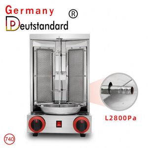 Deutatandard <span class=keywords><strong>allemand</strong></span> Machine à doner <span class=keywords><strong>kebab</strong></span> à gaz rotative automatique Machine à griller pour poulet Shawarma à vendre - Product Image 5