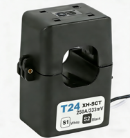 CT split-core, Jendela 24mm, AC, Input 250A, Output 333mV, Akurasi 1%