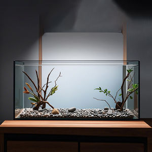 Nuovo vetro Ultra-chiaro caldo piegatura <span class=keywords><strong>acquario</strong></span> Desktop piccolo <span class=keywords><strong>acquario</strong></span> da soggiorno <span class=keywords><strong>piante</strong></span> <span class=keywords><strong>acquatiche</strong></span> paesaggio tartaruga vasca ecologica - Product Image 2