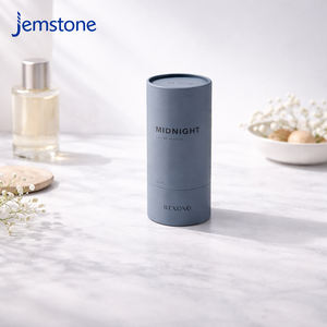 Caja de Cartón Redonda Cilíndrica Kraft Reciclable Personalizada para Cosméticos, Envase de Lujo para Perfume, Aceite Esencial, Loción, Cuidado de la Piel, Tubo de Papel - Product Image 1