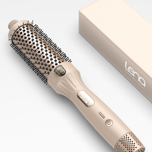 Lena Ionic 4 In1 Professional Round Electric Hair <strong>Rotating</strong> Blow One Step Dryer <strong>Brush</strong> Comb <strong>Hot</strong> Air <strong>Brush</strong> - Product Image 1