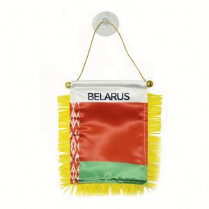 Bandera de BELARUS Personalizada con Logotipo para Colgar en el Espejo Retrovisor del Coche y Decoración del Hogar, Impresión Digital para Educación - Product Image 1