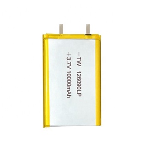 Proveedor de shenzhen 126090 batería de polímero de litio 10Ah 3,7 v 10000mah batería recargable lipo - Product Image 2