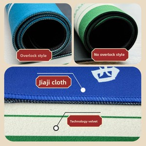 Tappetino per Mahjong Americano in Gomma, Antiscivolo e Fonoassorbente, Facile da Pulire, Resistente allo Sporco, Lavabile in Lavatrice, Design Arrotolabile per Uso Domestico - Product Image 3