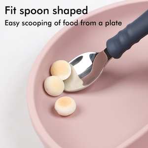 Ensemble d'assiettes divisées en silicone avec ventouse, animaux de dessin animé, sans BPA, écologiques, en forme de cœur, pour les repas des tout-petits et des enfants - Product Image 4
