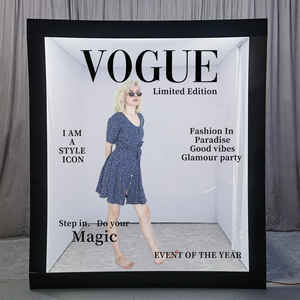 Cabina de Fotos 360° UNIV para Fiestas de Cumpleaños Infantiles - Compatible con iPad, Cámaras SLR, Marcos Temáticos, Sistema de Fácil Instalación - Product Image 2