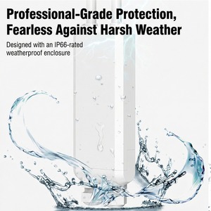Punto <span class=keywords><strong>de</strong></span> Acceso Inalámbrico <span class=keywords><strong>de</strong></span> Alta Potencia para Exteriores <span class=keywords><strong>de</strong></span> 300 Mbps, 1000 mW <span class=keywords><strong>de</strong></span> Largo Alcance, WiFi4, Chipset Qualcomm, IP66 Resistente al Agua, 3 Puertos RJ45 POE - Product Image 3